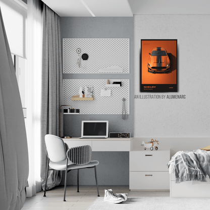 C088 - Car Metal Poster by Alumenarc