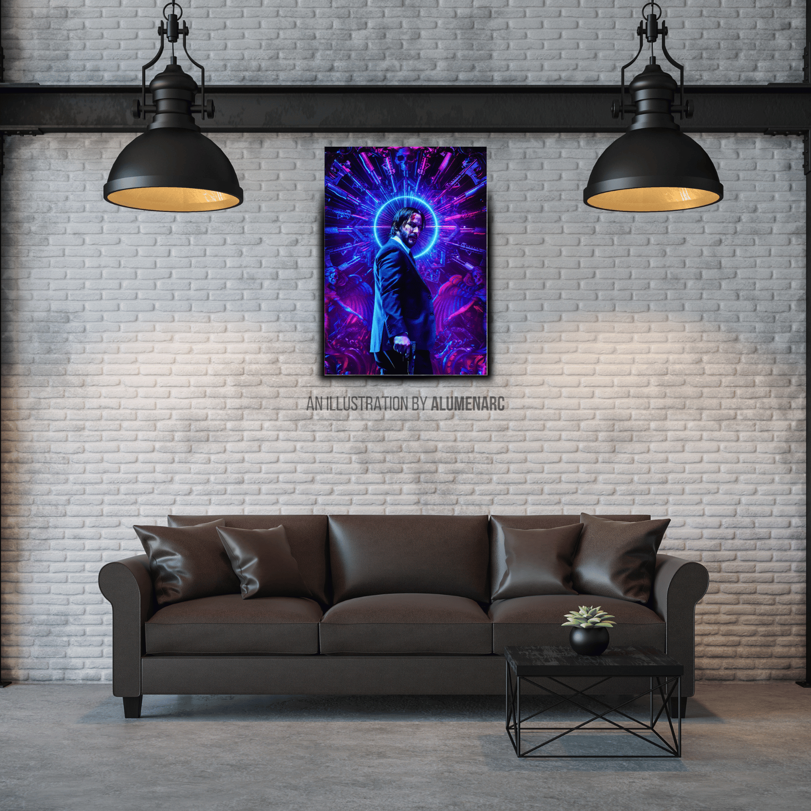 C107 - JW Metal Poster by Alumenarc