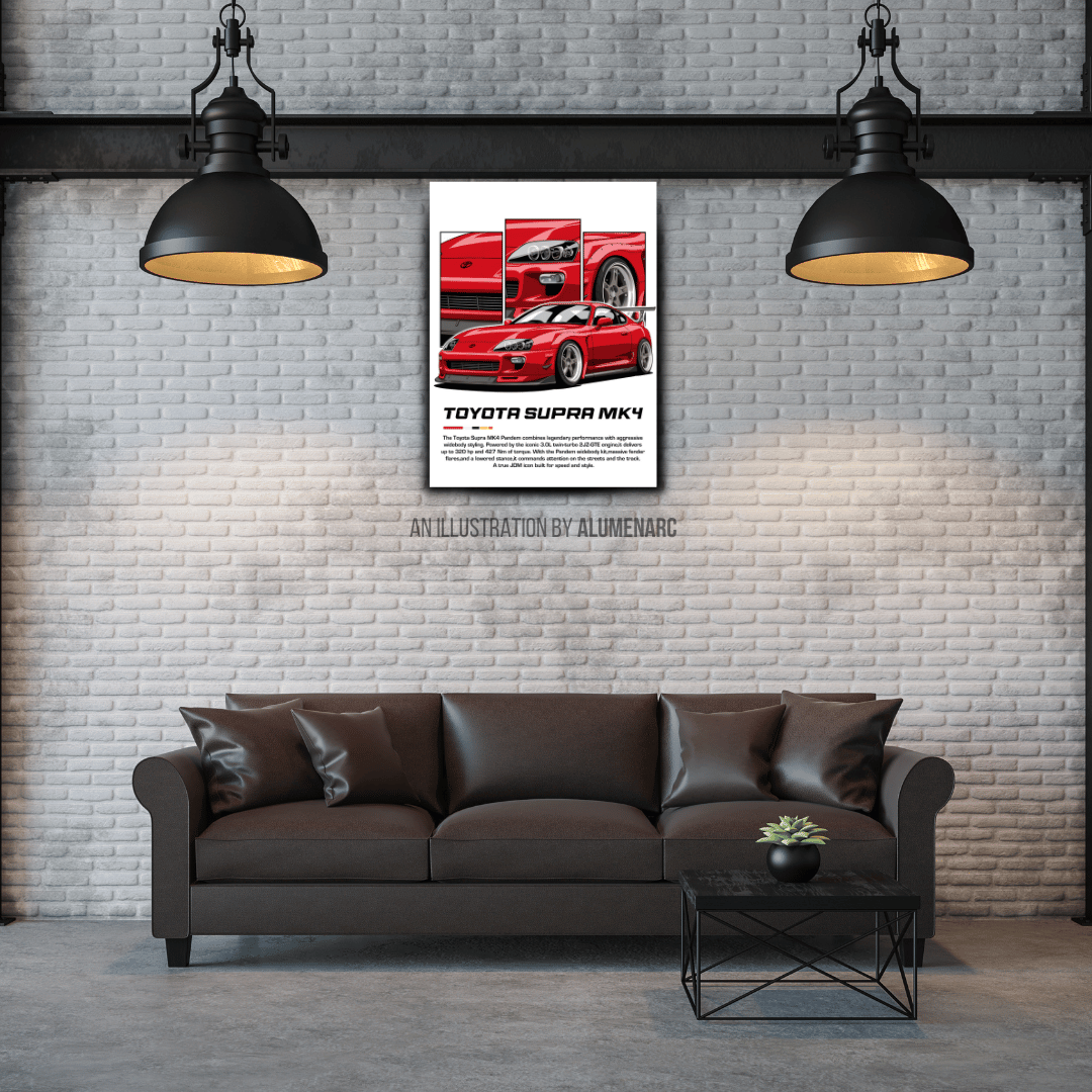 C112 - Supra Metal Poster by Alumenarc