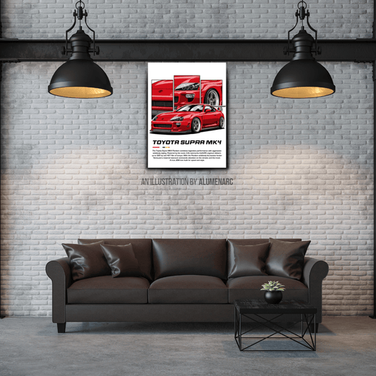 C112 - Supra Metal Poster by Alumenarc