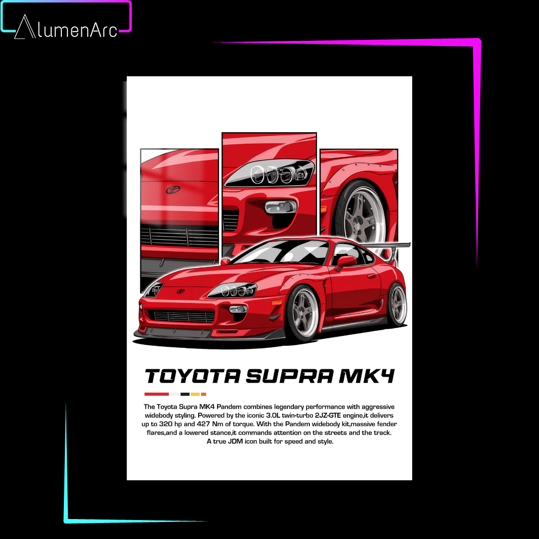 C112 - Supra Metal Poster by Alumenarc