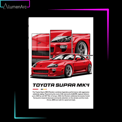 C112 - Supra Metal Poster by Alumenarc