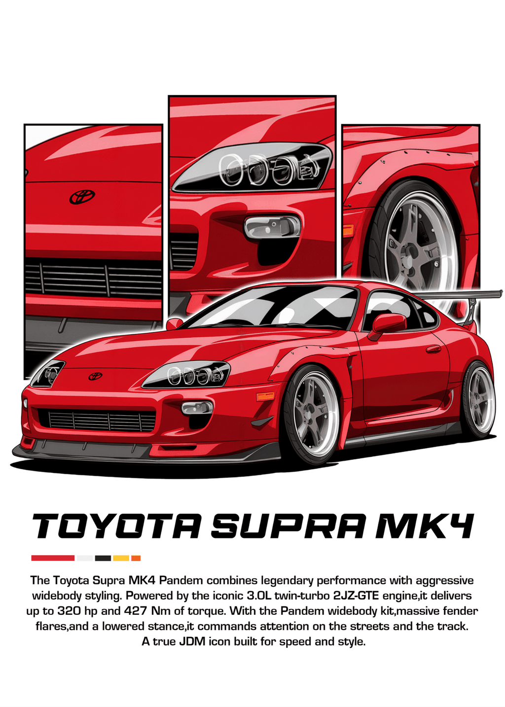 C112 - Supra Metal Poster by Alumenarc