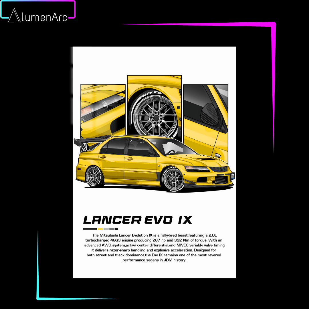 C118 - Evo Metal Poster by Alumenarc