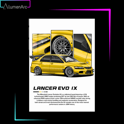 C118 - Evo Metal Poster by Alumenarc