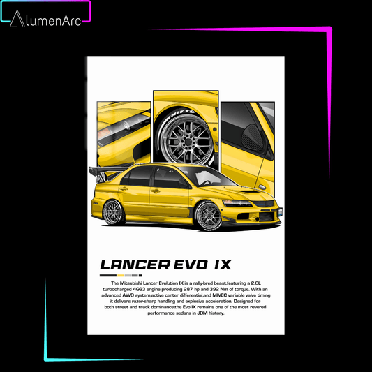 C118 - Evo Metal Poster by Alumenarc