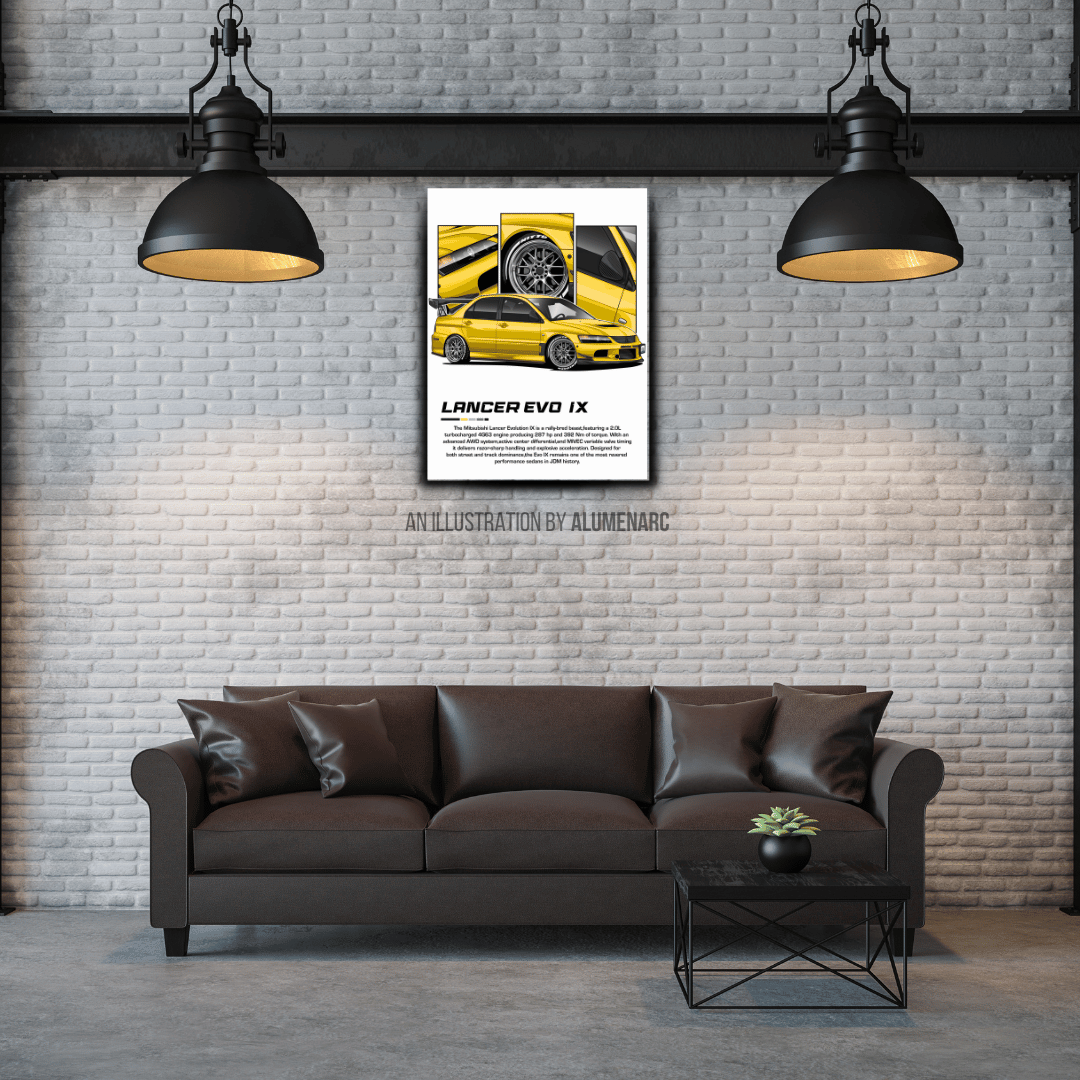 C118 - Evo Metal Poster by Alumenarc