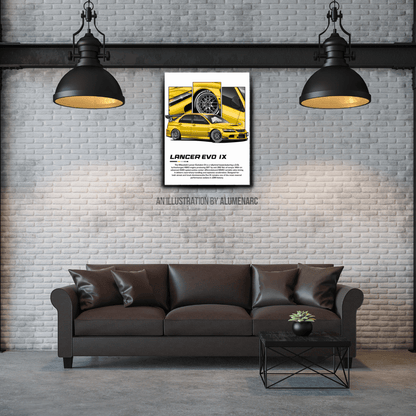 C118 - Evo Metal Poster by Alumenarc