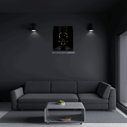 CA010-Skull Metal Poster by Alumenarc