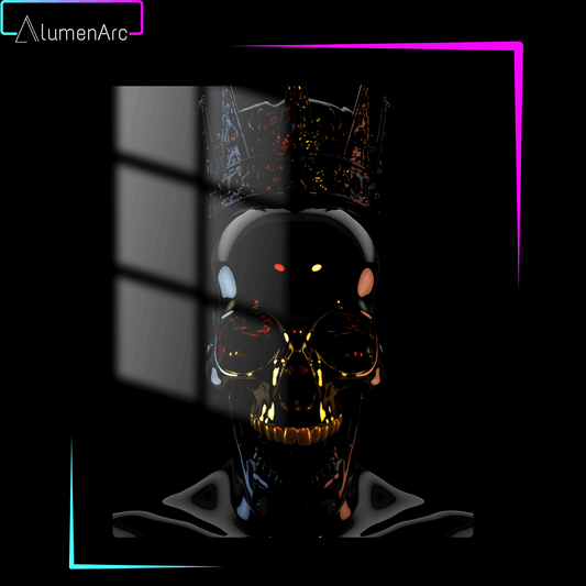 CA010-Skull Metal Poster by Alumenarc