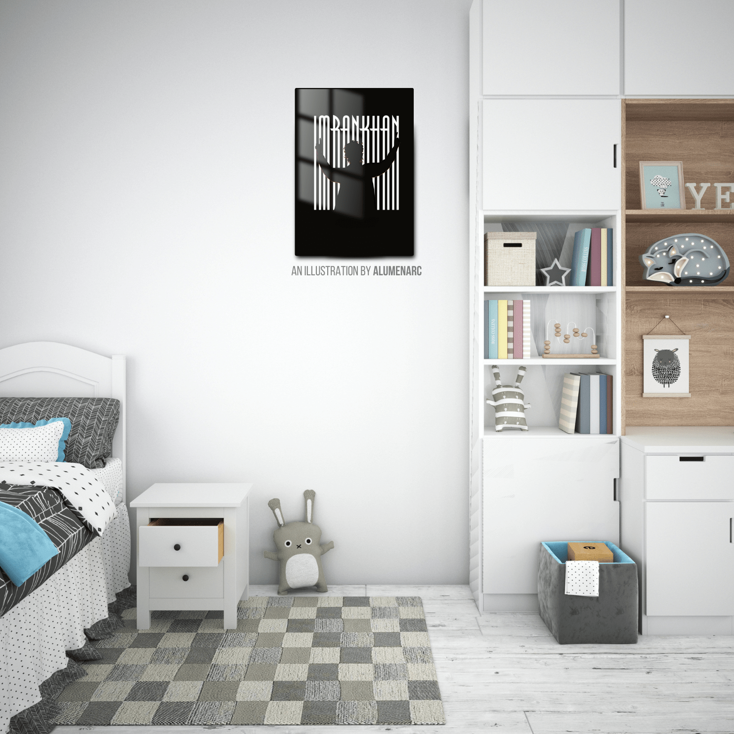 CA021-IK Metal Poster by Alumenarc