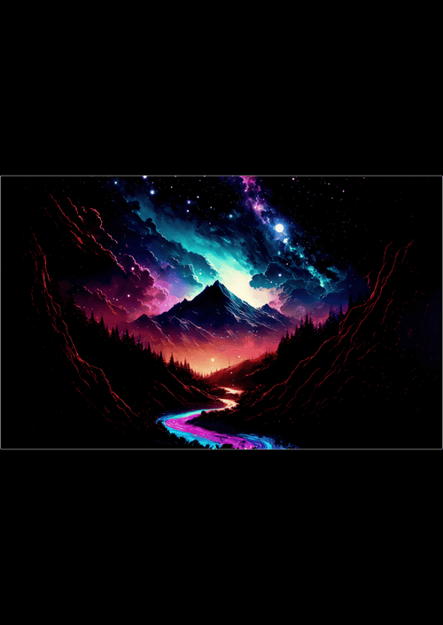 CA051 - Galaxy Metal Poster by Alumenarc