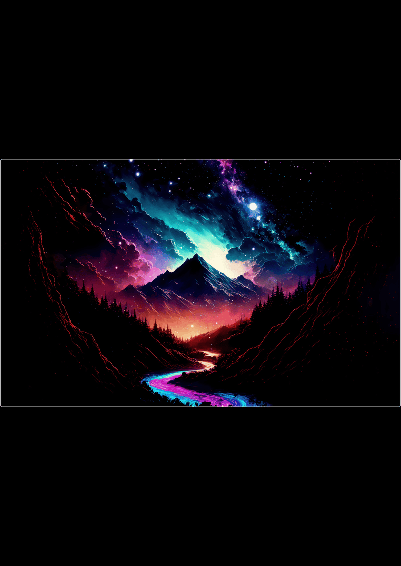 CA051 - Galaxy Metal Poster by Alumenarc