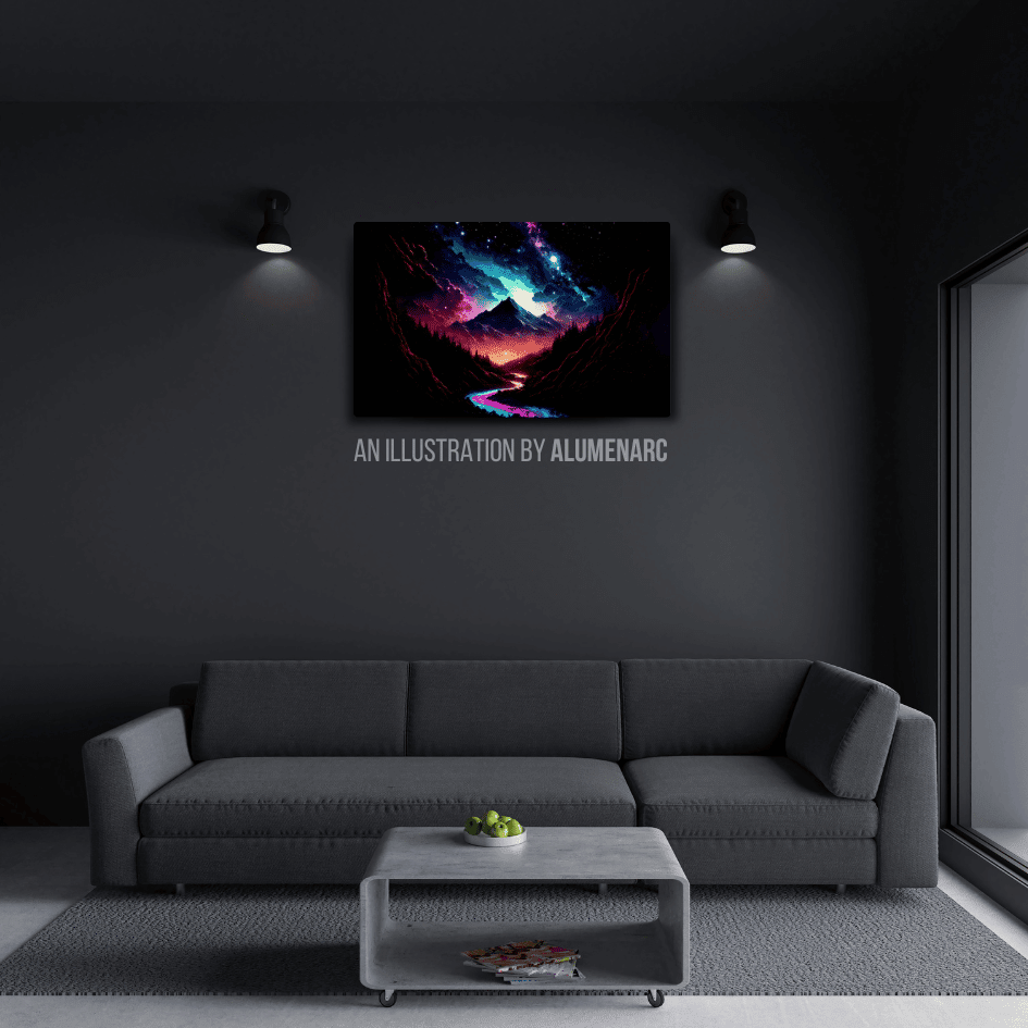 CA051 - Galaxy Metal Poster by Alumenarc