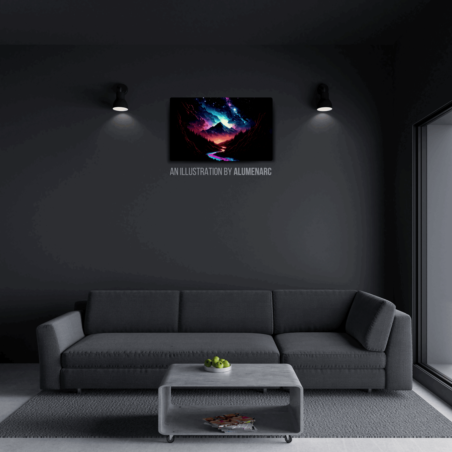 CA051-Galaxy Metal Poster by Alumenarc