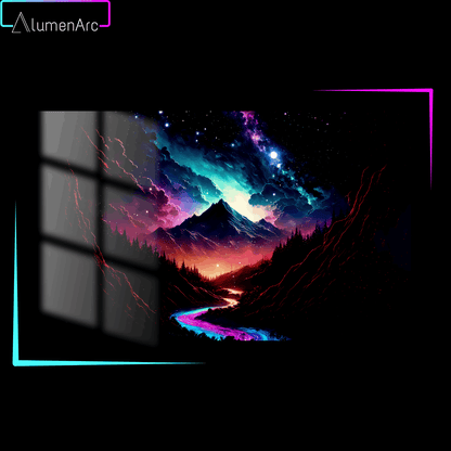 CA051-Galaxy Metal Poster by Alumenarc