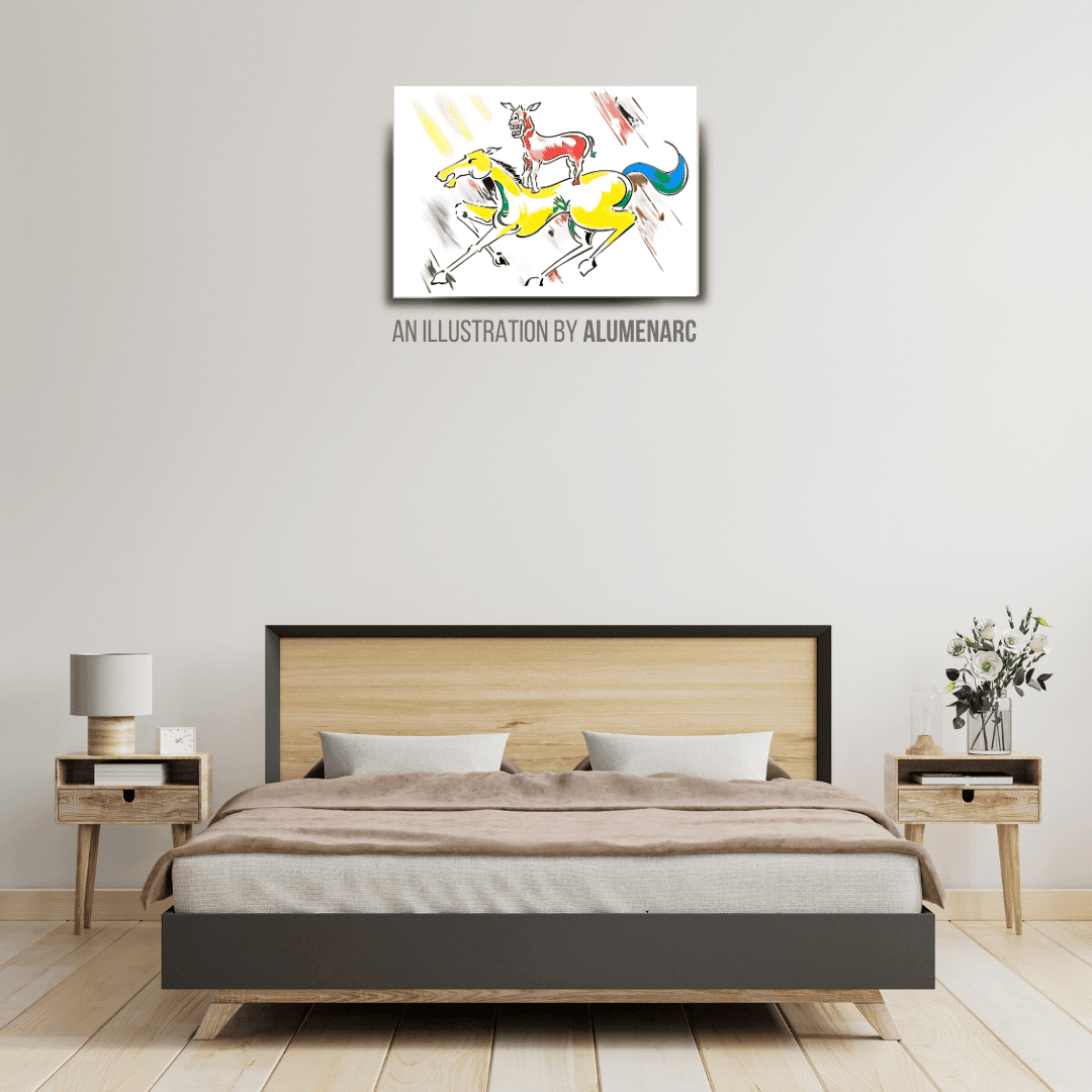 CA109 - MAJNU BHAI Metal Poster by Alumenarc