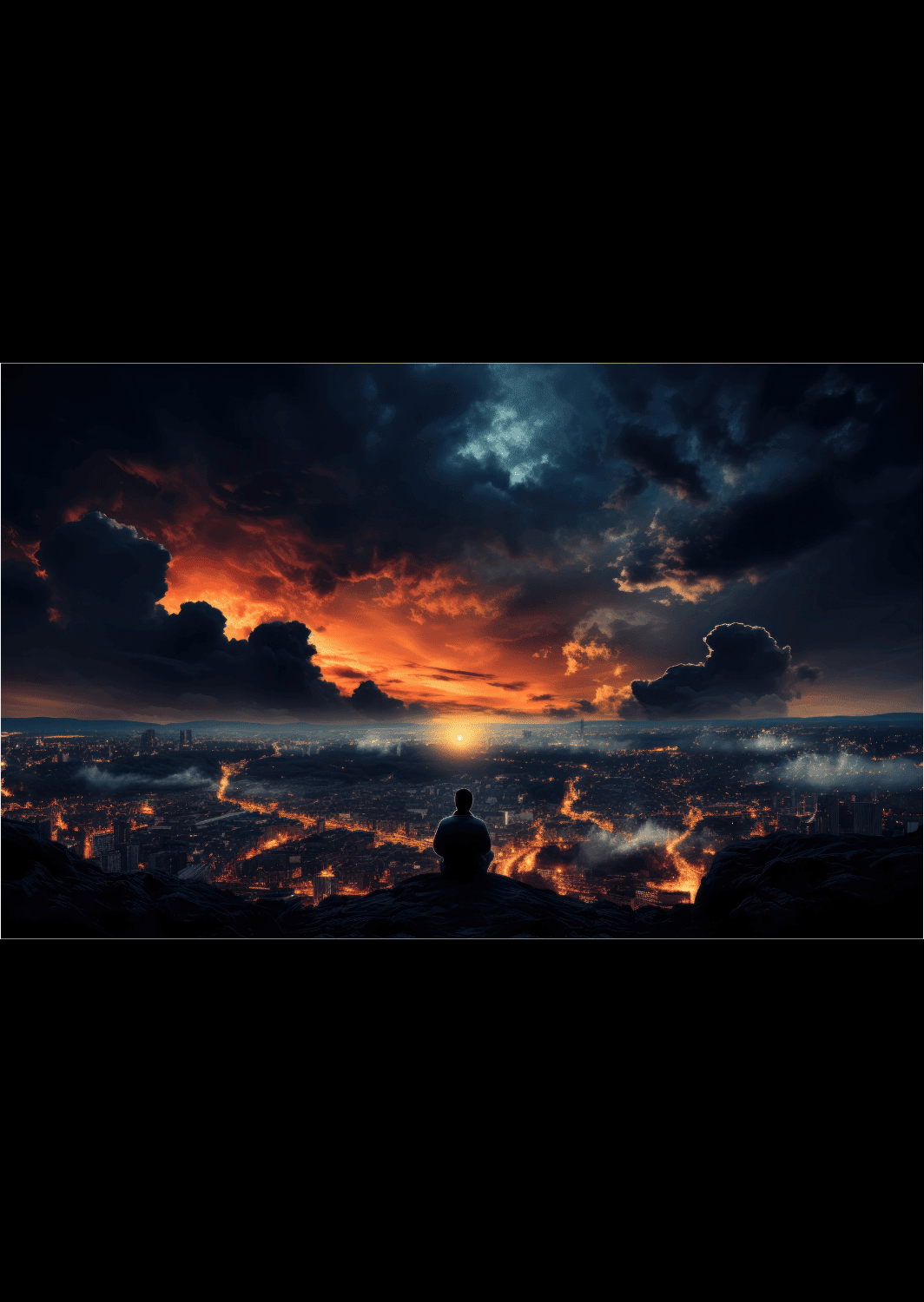 CAS039 - A Distant View Metal Poster by Alumenarc