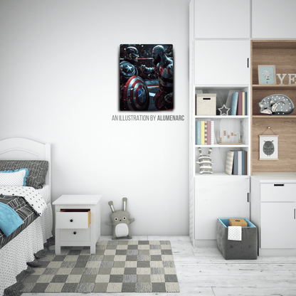 CG066-Fight Metal Poster by Alumenarc