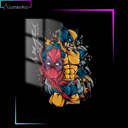 CM002-W&D Metal Poster by Alumenarc