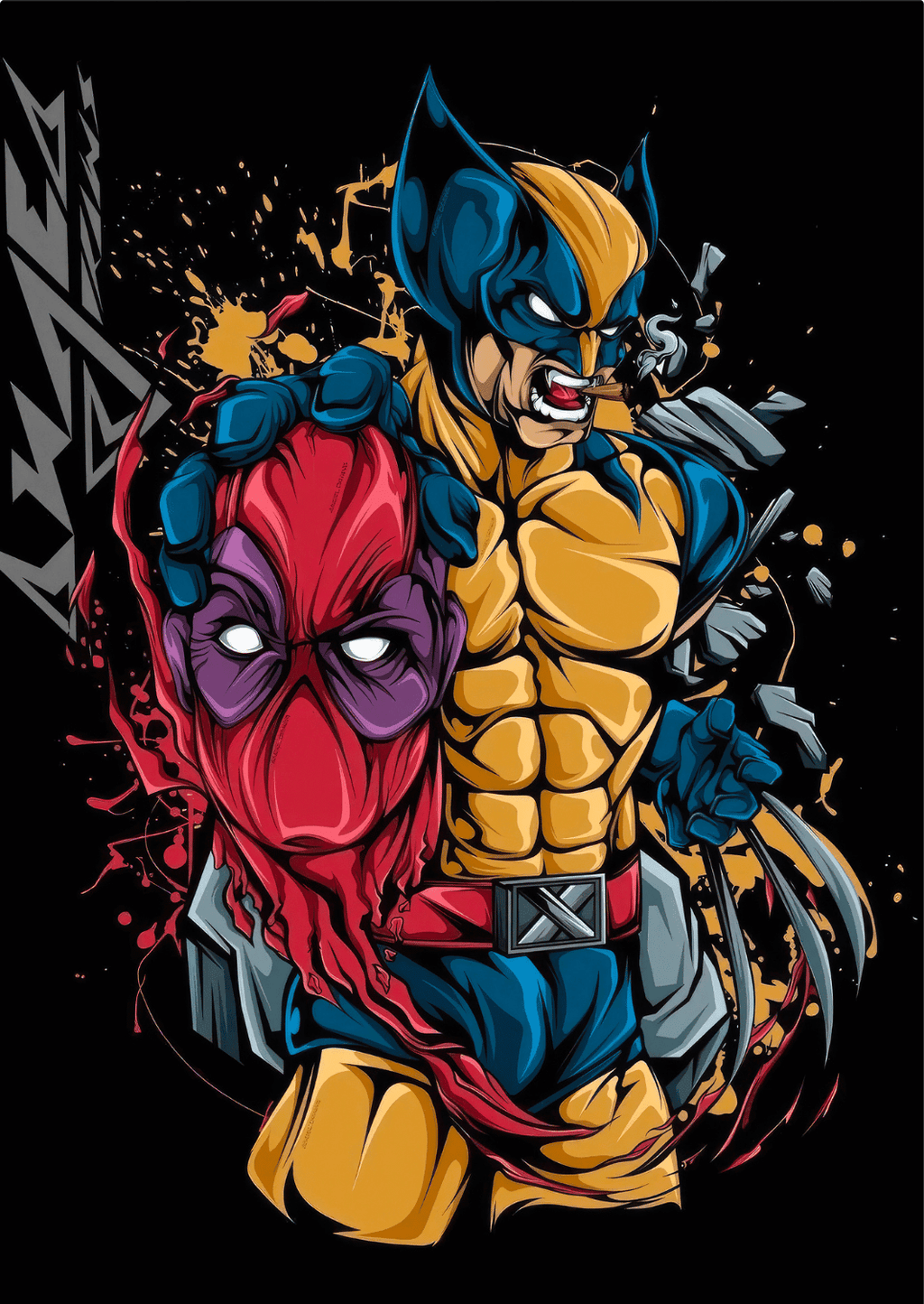 CM002 - W&D Metal Poster by Alumenarc