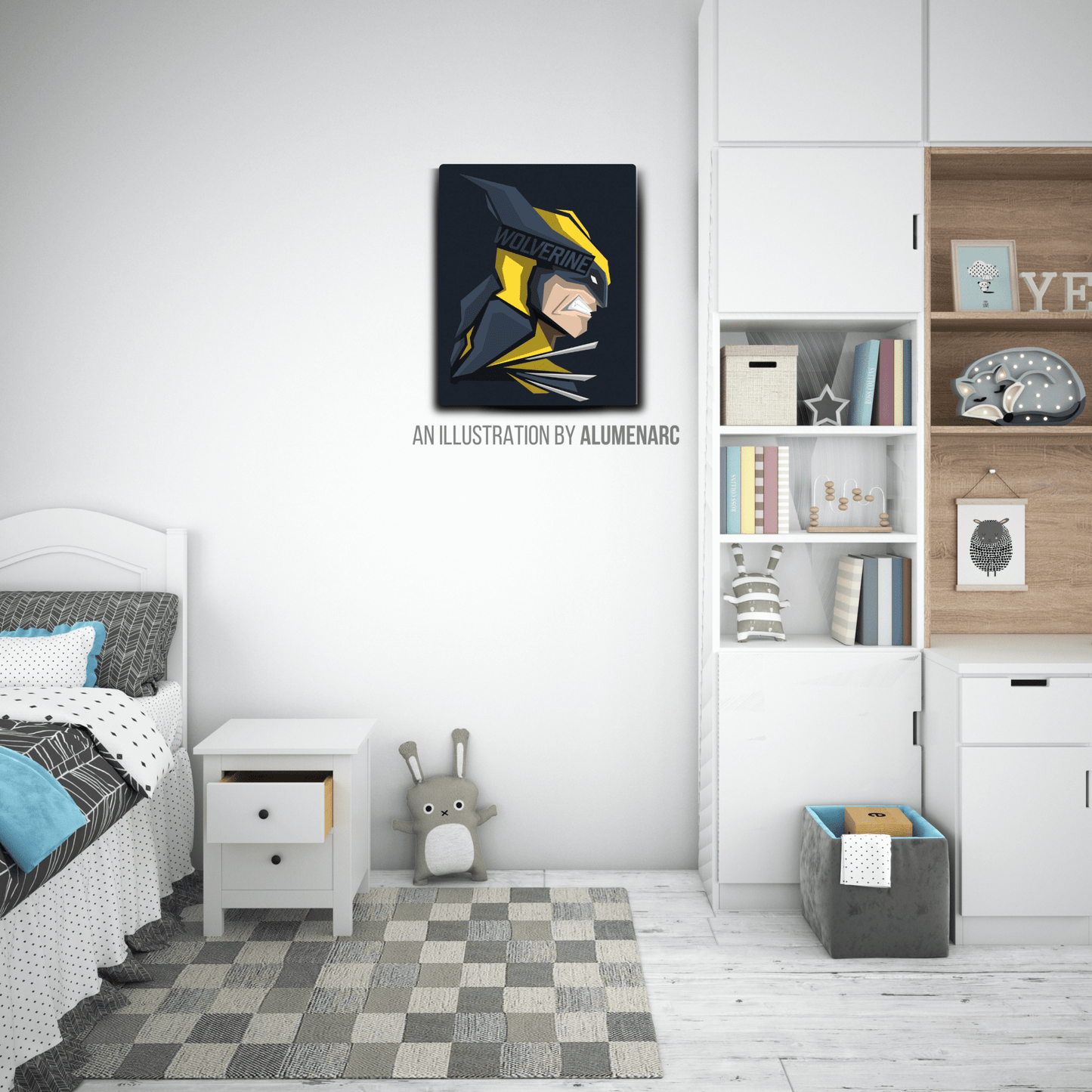 CM003-W Metal Poster by Alumenarc