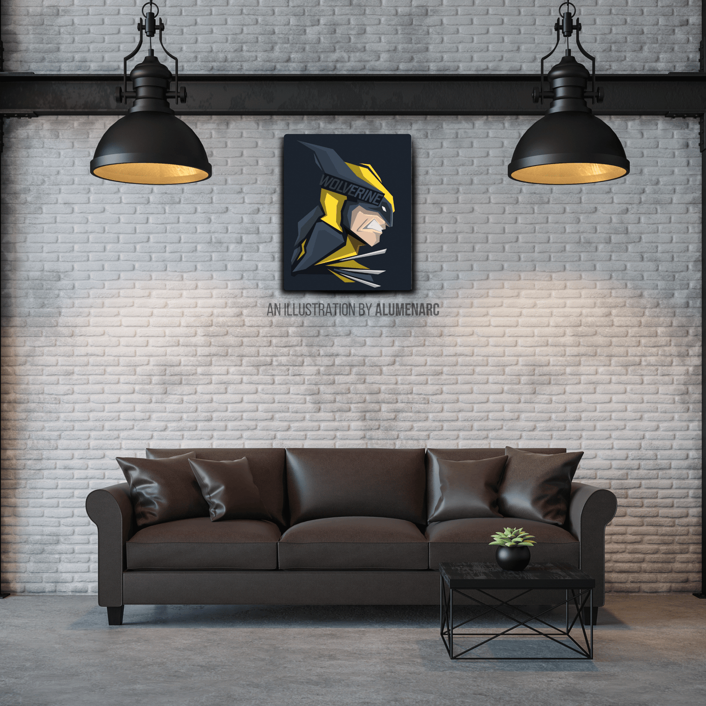 CM003-W Metal Poster by Alumenarc