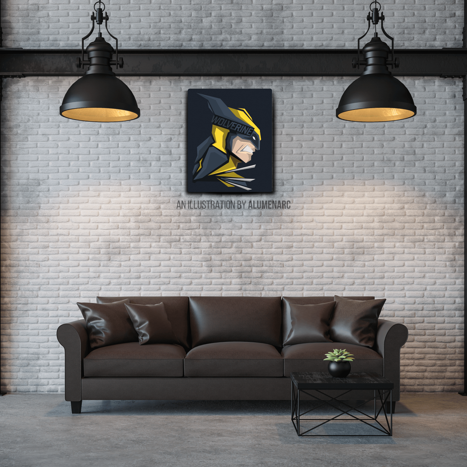 CM003-W Metal Poster by Alumenarc