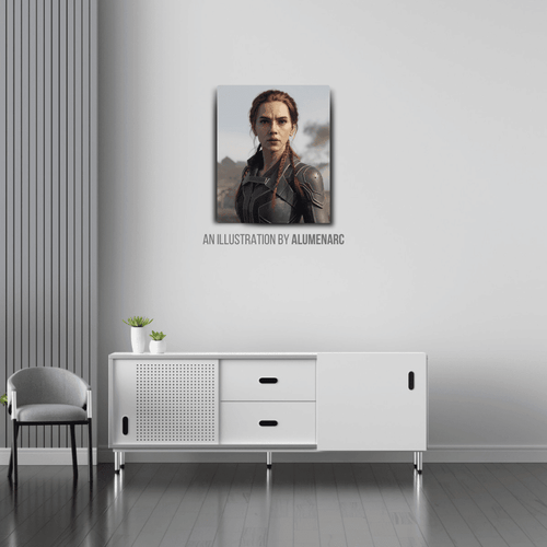 CM044 - BW Metal Poster by Alumenarc
