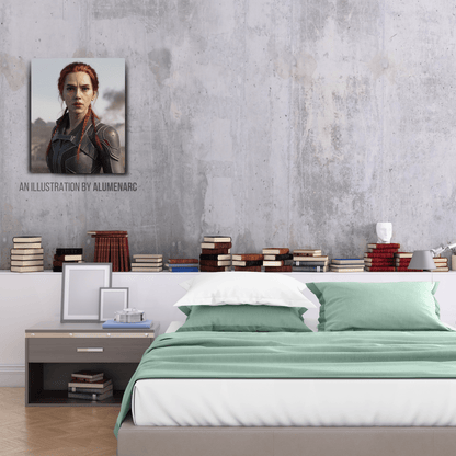 CM044-BW Metal Poster by Alumenarc