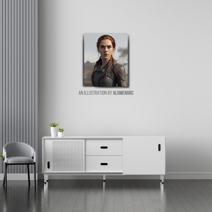 CM044-BW Metal Poster by Alumenarc