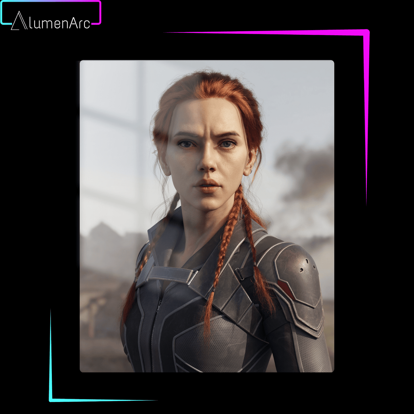 CM044-BW Metal Poster by Alumenarc