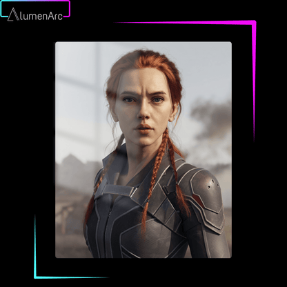 CM044-BW Metal Poster by Alumenarc