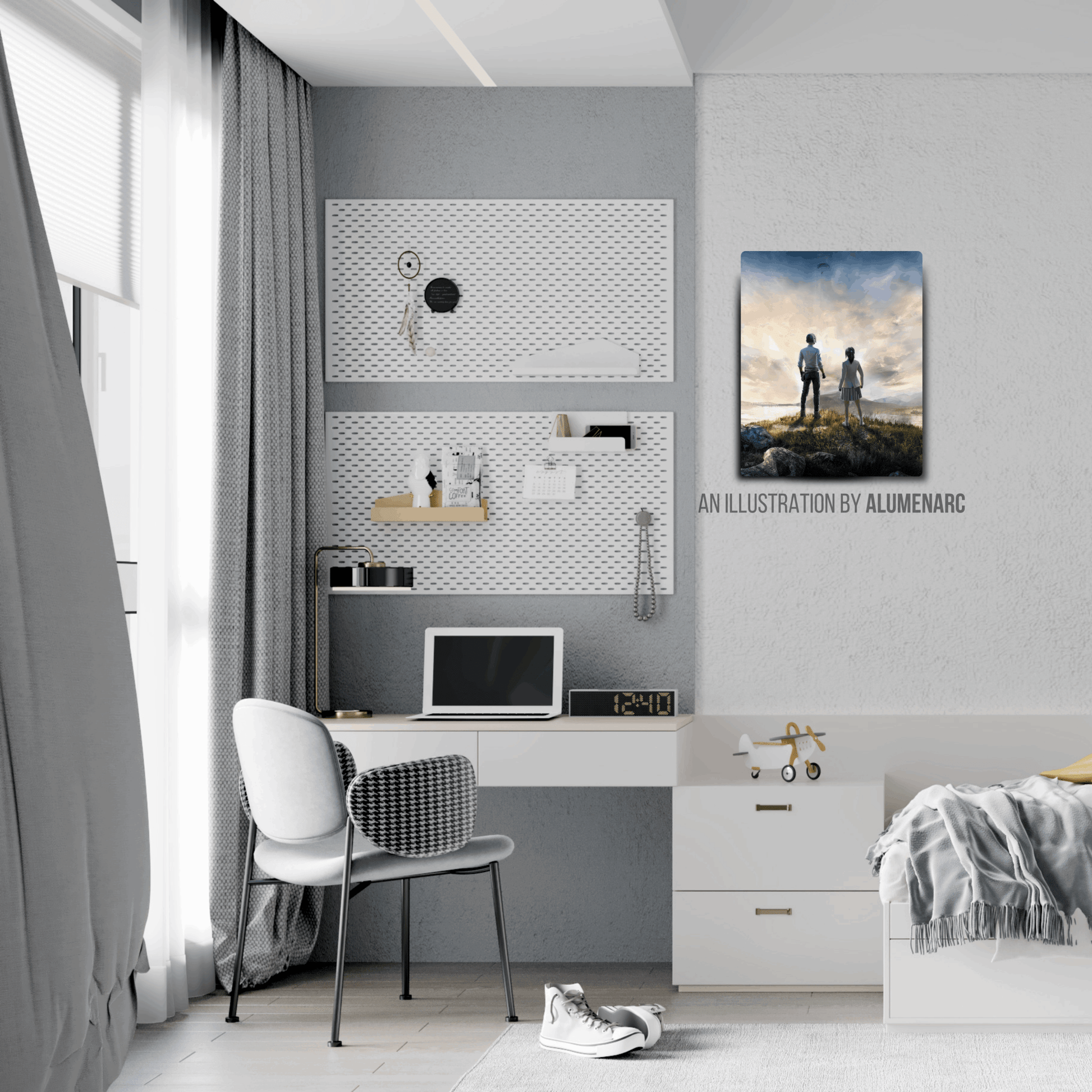 G016-P Metal Poster by Alumenarc