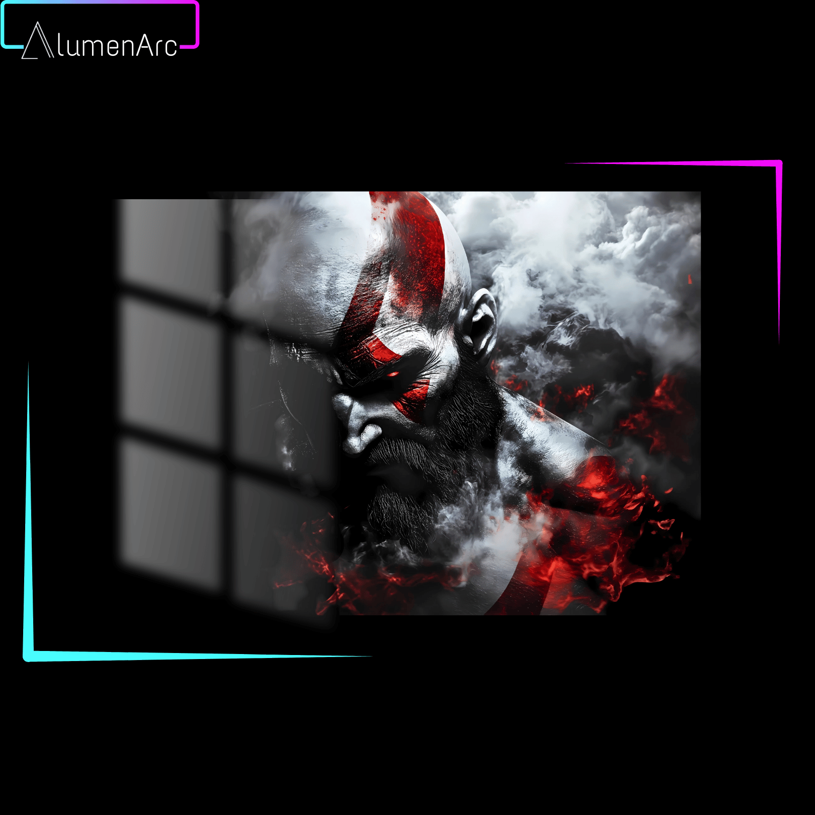 G110 - GOW Metal Poster by Alumenarc