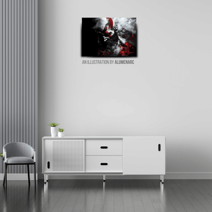 G110 - GOW Metal Poster by Alumenarc