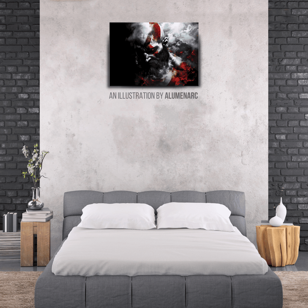 G110 - GOW Metal Poster by Alumenarc