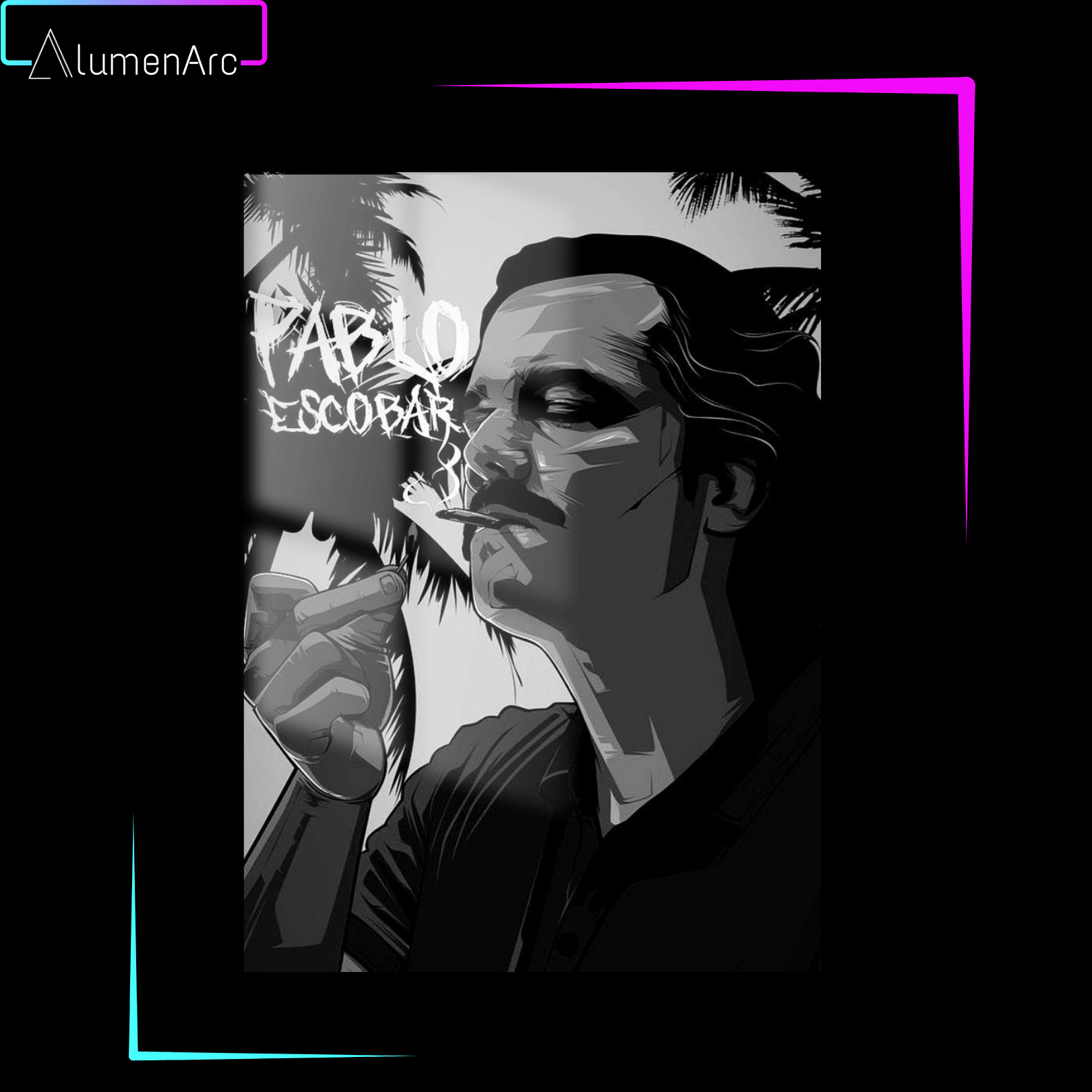 G111 - PABLO Metal Poster by Alumenarc