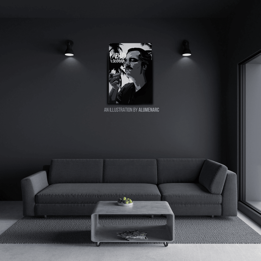 G111 - PABLO Metal Poster by Alumenarc