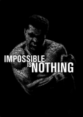 Q018 - Nothing is impossible Metal Poster by Alumenarc