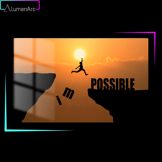 Q038-(Im)Possible Metal Poster by Alumenarc