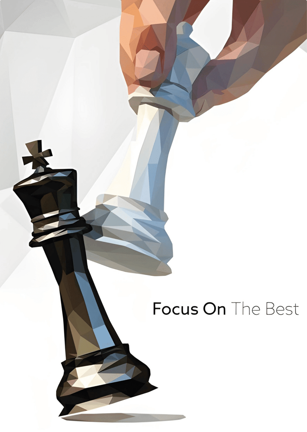 Q053 - Focus on the Best Metal Poster by Alumenarc