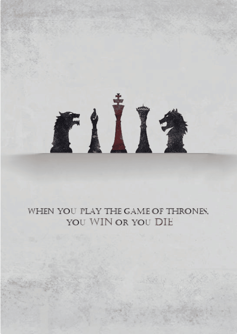 Q055 - GOT Metal Poster by Alumenarc