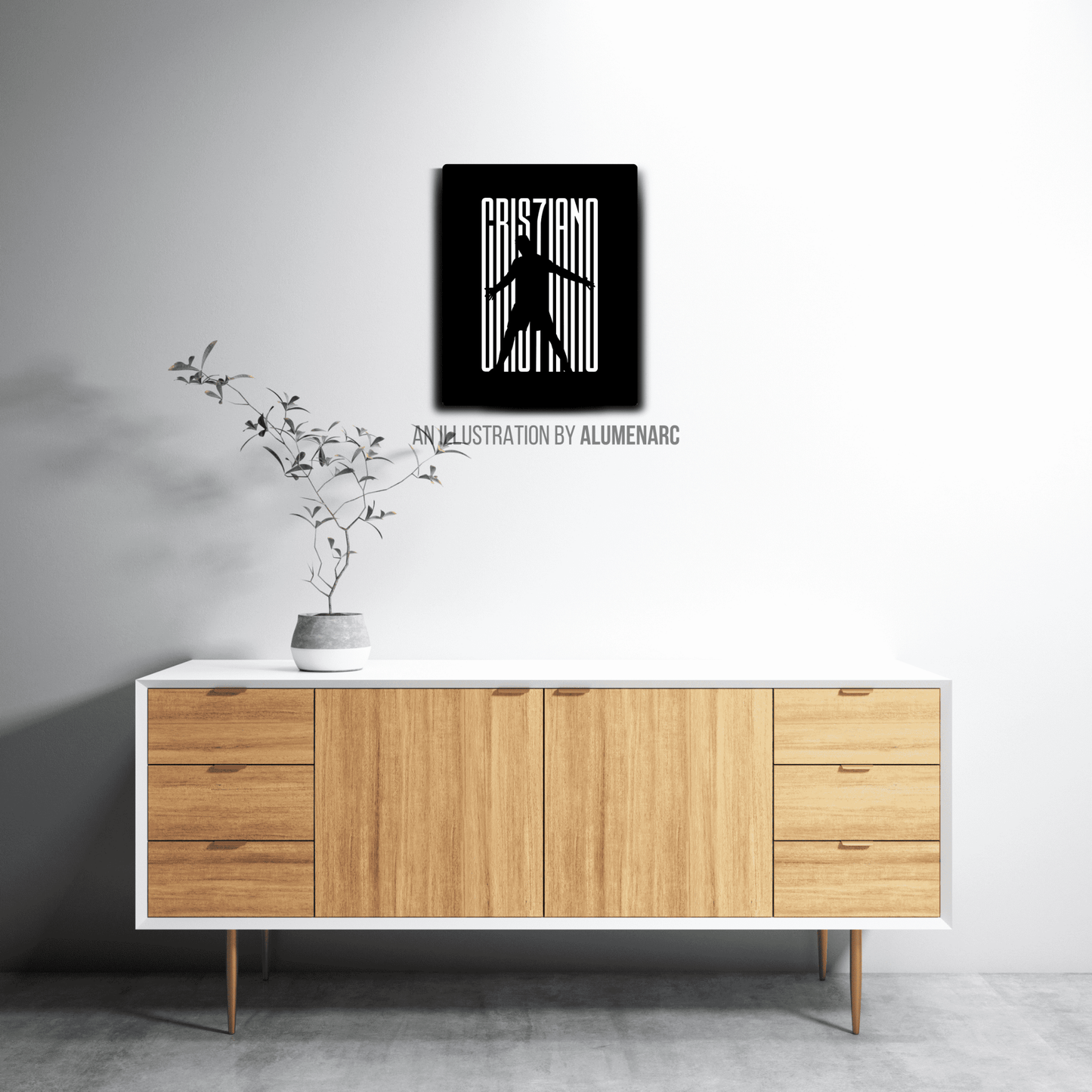 S057-CR Metal Poster by Alumenarc