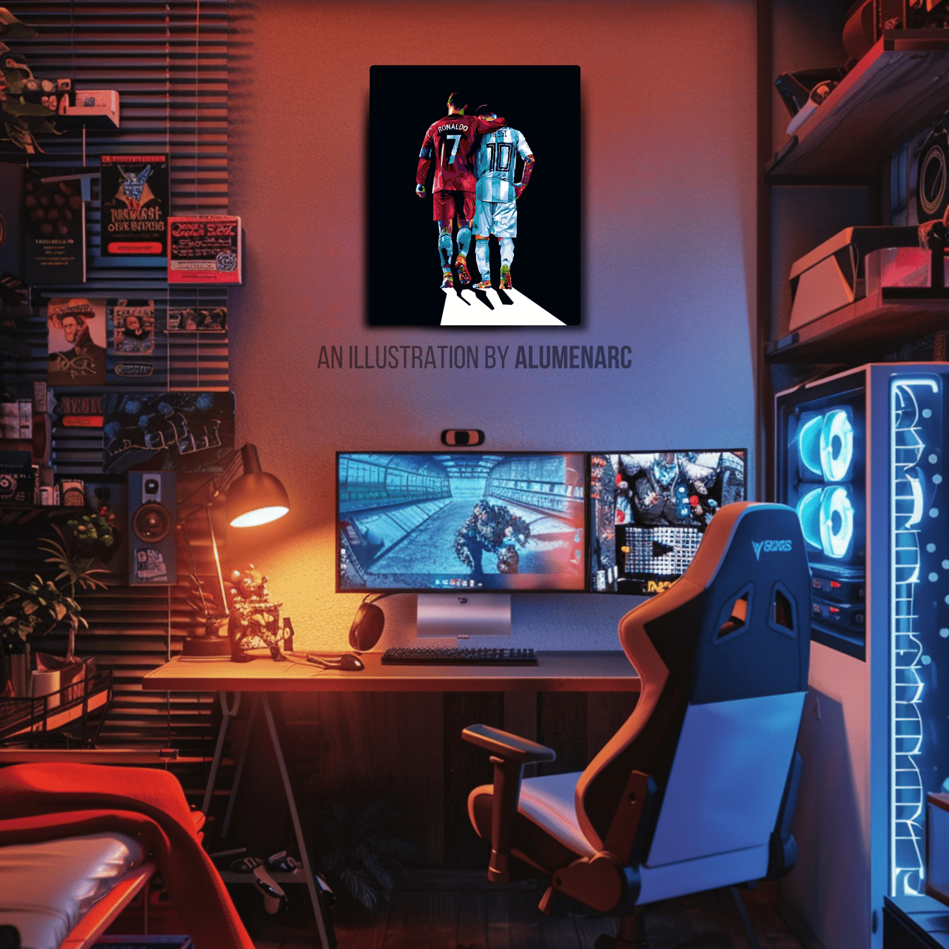 SG071-LMCR Metal Poster by Alumenarc