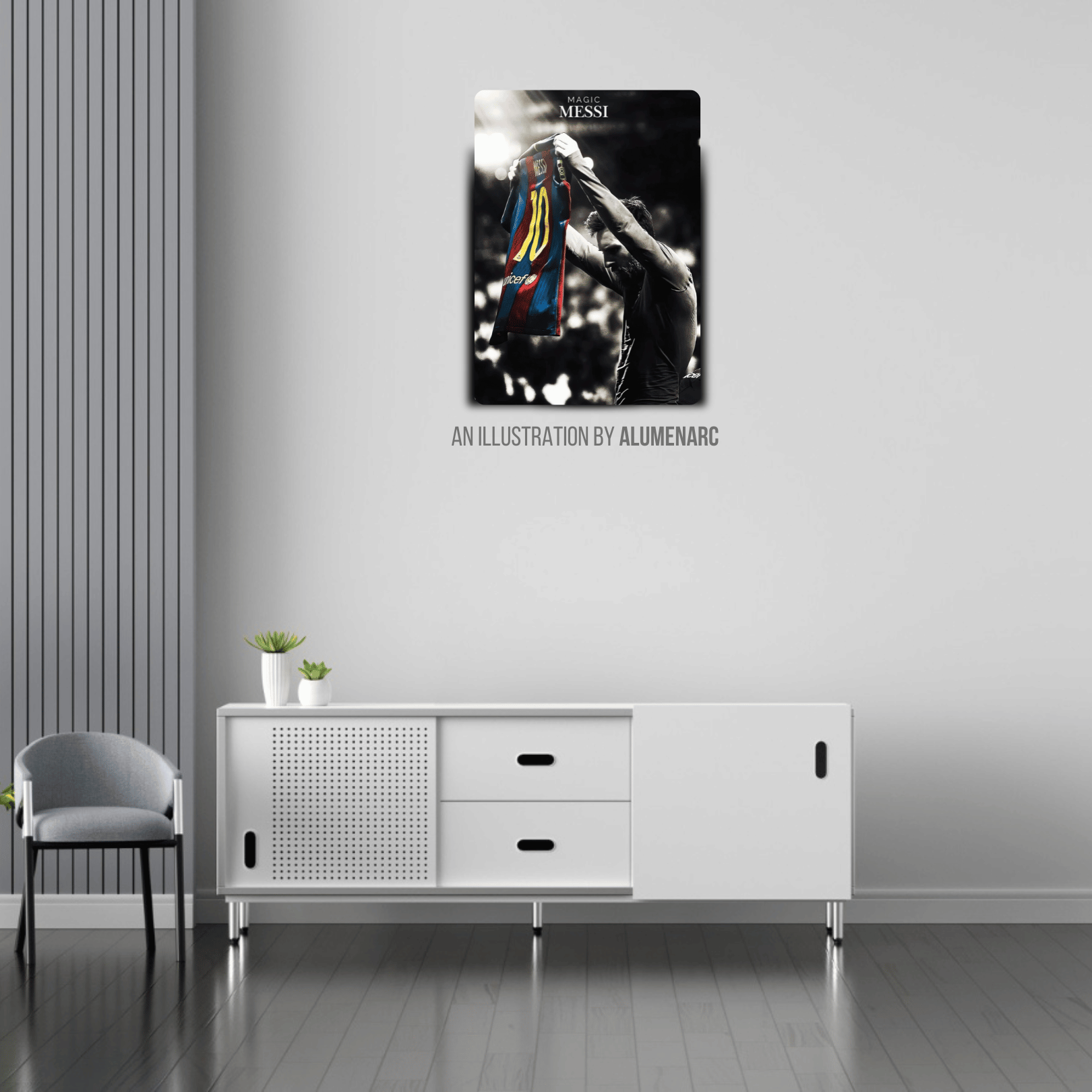 SG105 - LM Metal Poster by Alumenarc